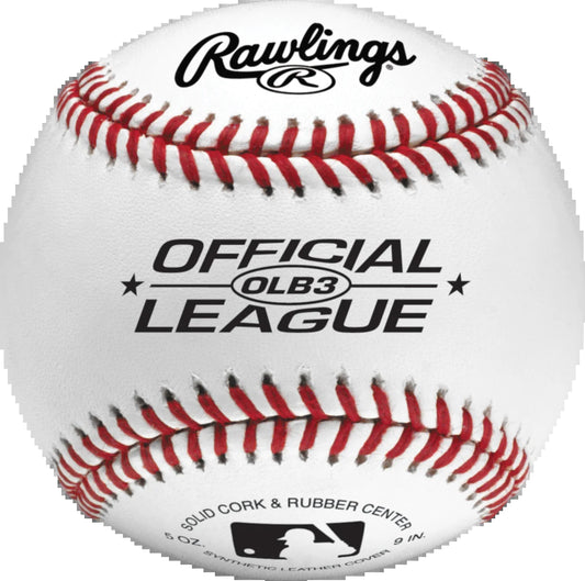(6 Pack) OLB3 Official League Recreational Use Baseball, Single Ball
