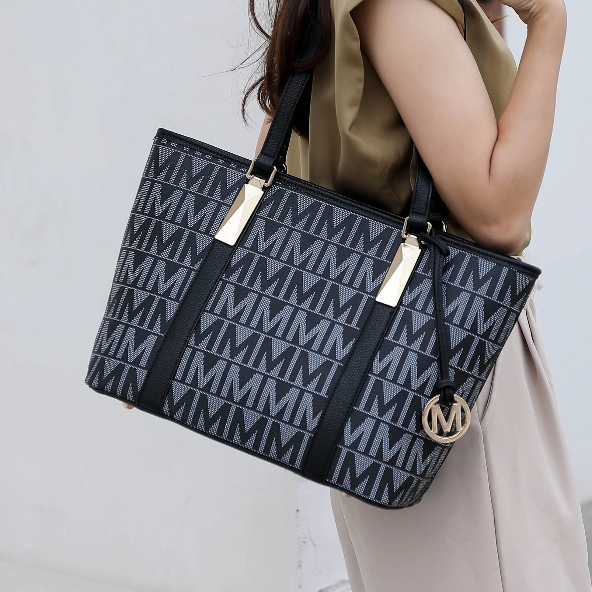 Edelyn Women'S Tote Bag, Small Tote Handbag, Pouch Purse & Wristlet Wallet, Signature Handbag 4 Pcs Set by Mia K