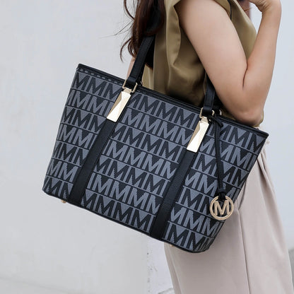 Edelyn Women'S Tote Bag, Small Tote Handbag, Pouch Purse & Wristlet Wallet, Signature Handbag 4 Pcs Set by Mia K