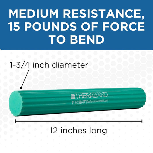 Flexbar Resistance Bar for Improving Grip Strength, Tennis Elbow, Golfers Elbow, Tendonitis
