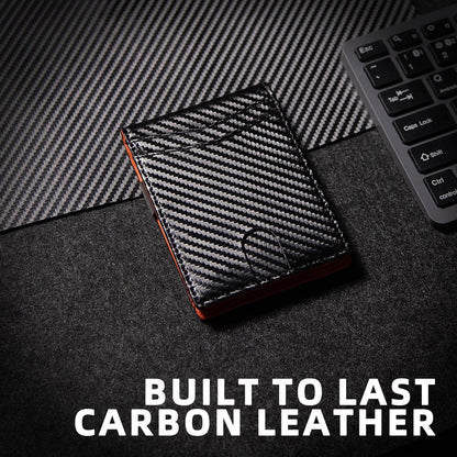Wallet for Men Slim Genuine Leather Bifold Mens Wallet RFID Blocking Credit Card Holder with Money Clip Holiday Gifts